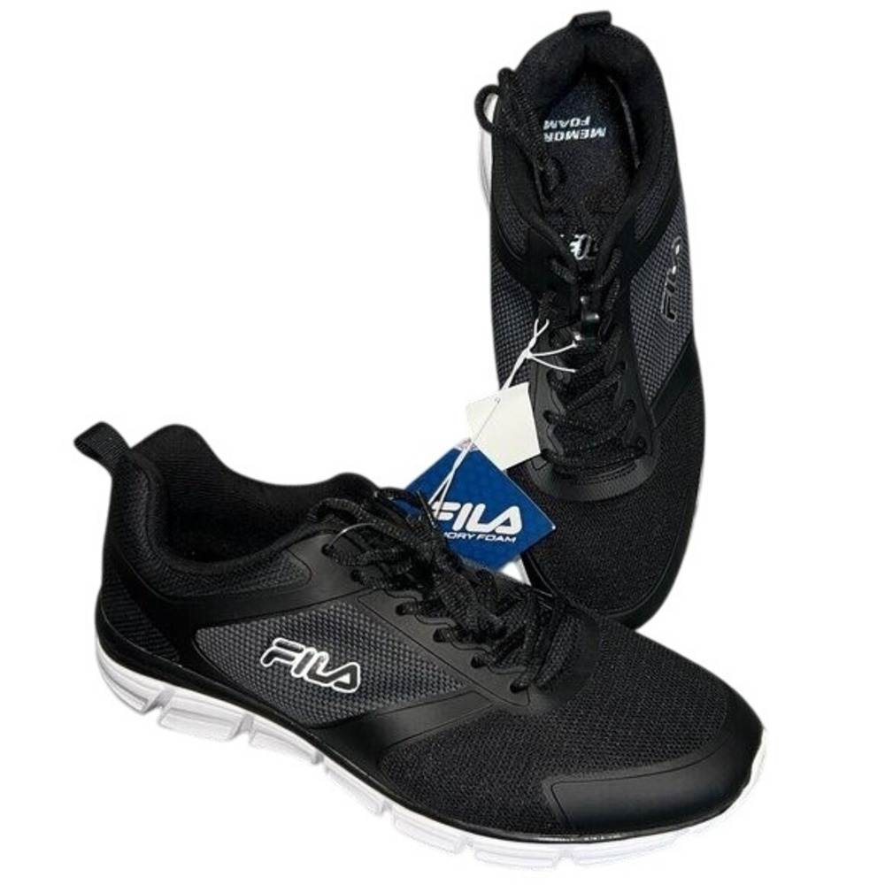 NEW Fila MEMORY STEELSPRINT Training Athletic Sneakers Men's Shoes Black Size 13